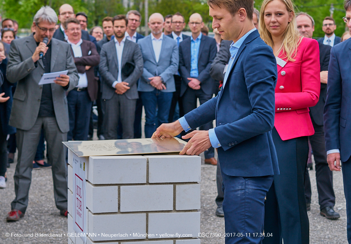 11. Mai 2017 - Grundsteinlegung für die LOGE und dem Kulturquadrat in Neuperlach